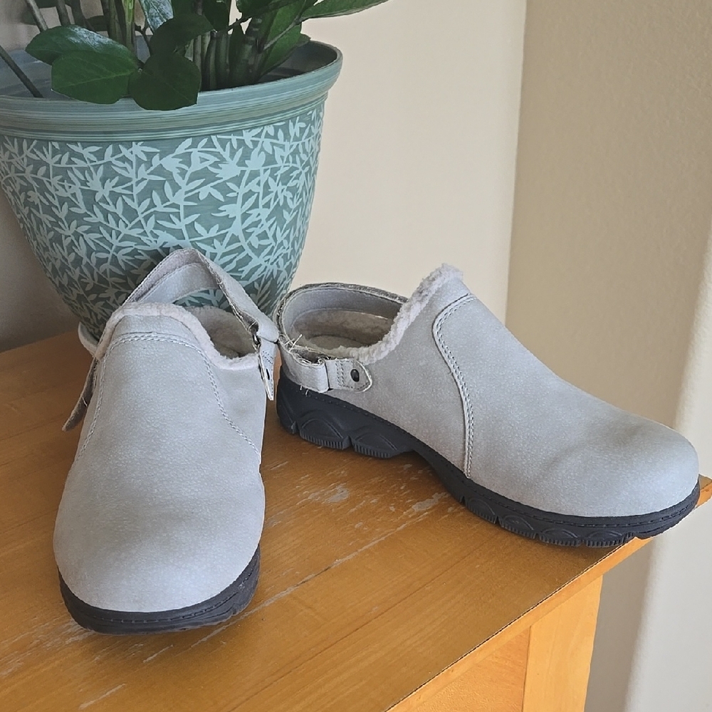Women's Gray Slip-On Shoes